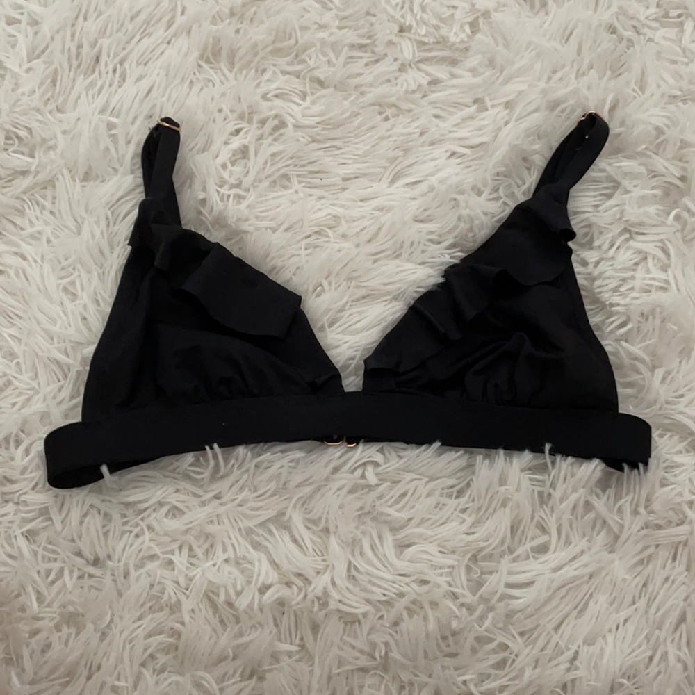 black bikini top